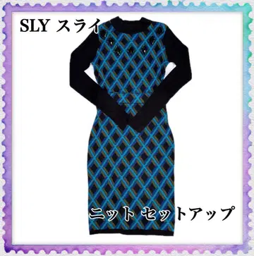 SLY 슬라이 니트 셋업