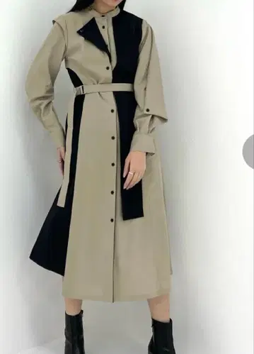 UNITED TOKYO 아지메 테일러 셔츠 원피스