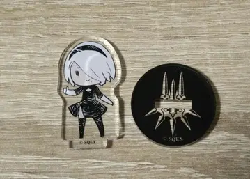 니어 오토마타 미니 아크릴 스탠드 2B 2