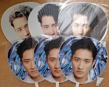 Snow Man 이와모토 히카루 부채 6장 세트 스티커 사진 프레임