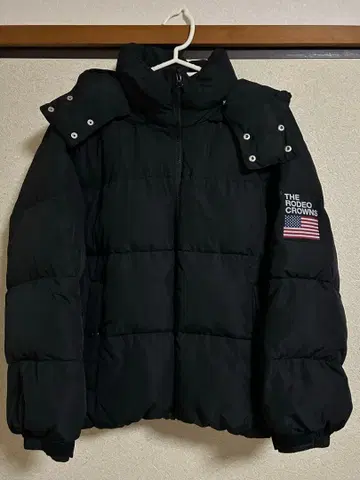 RODEO CROWNS 블랙 다운 자켓