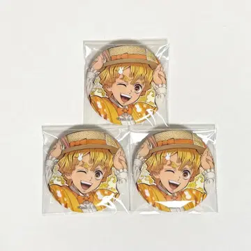 귀멸의 칼날 AGF 묘년 글리터 캔뱃지 아가츠마 젠이츠