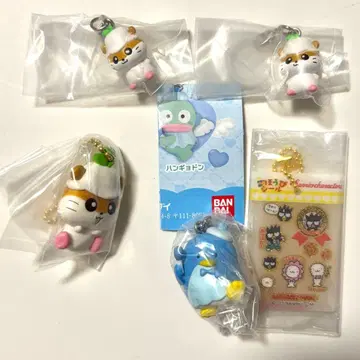 산리오 코로코로쿠리린 턱시도샘 배드마츠마루 메지루시 액세서리