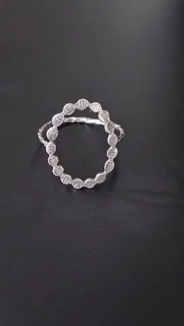 Atelier KAORU 서클 폰데링 액자 실버 반지