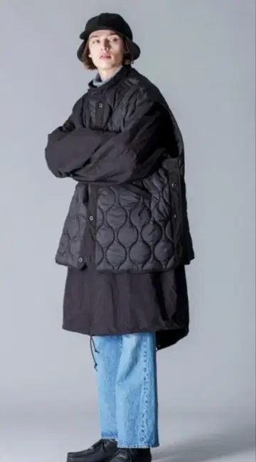 VICTIM 모즈 코트 베스트 세트 glamb 레어 셀 논네이티브