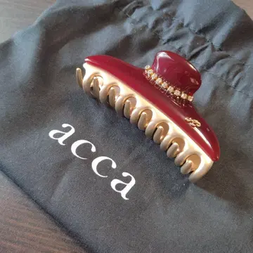 아카 acca 뉴코라나 보르도 헤어 클립 헤어 액세서리