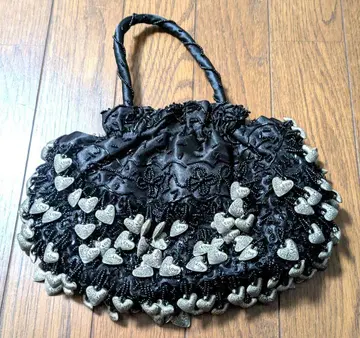 하트 핸드백 가마구치