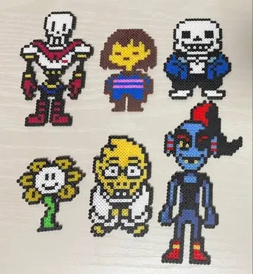 언더테일 펄러비즈 6체 세트