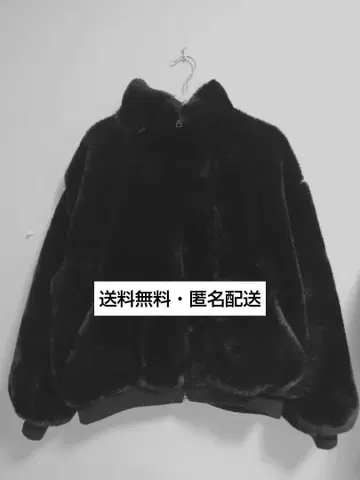 ZARA 자라 인조 모피 자켓 블랙 블루종