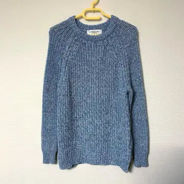 GREEN LABEL RELAXING 코튼 하찌 편직 니트