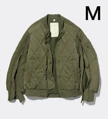 GU 퀼팅 블루종 by rokh 카키 M 사이즈