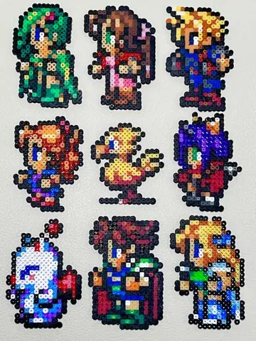 파이널 판타지 FF 펄러비즈 9체 세트