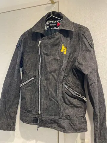 [ 구제 의류 ] DOARAT 다크 그레이 라이더 자켓