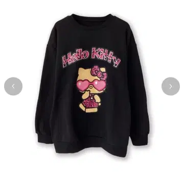 헬로키티 아베일 L 사이즈 egg 갸루 헬로키티 맨투맨