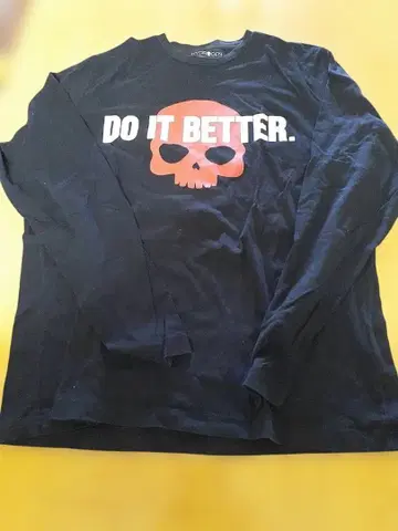 HYDROGEN 스컬 프린트 긴팔 티셔츠 XL