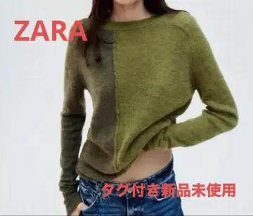 ZARA 알파카 울 블렌드 스웨터 S 사이즈 택 포함 미사용 새상품