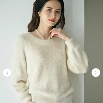 루니 워셔블 페더얀 니트 풀오버