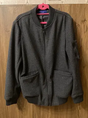 URBAN RESEARCH 어반 리서치 블루종 울 혼방 그레이 방한 L