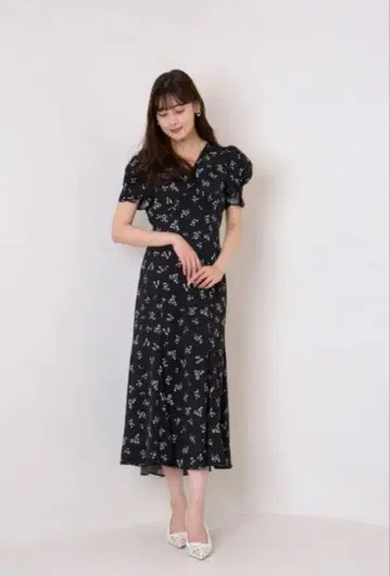 Herlipto Muguet-Printed Mermaid Dress