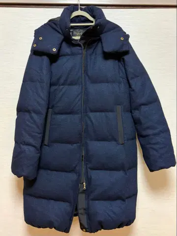 나노 유니버스 니시카와 다운 다운 2WAY 네이비 롱 38