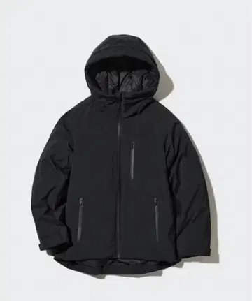 [새상품급] 유니클로 하이브리드 다운 파카 XL 사이즈 블랙