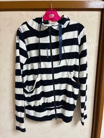 리복 스트라이프 후드티 셋업 M 사이즈