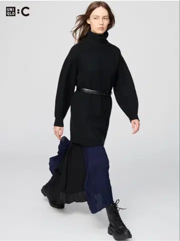 유니클로 니트 미니 원피스 S 사이즈