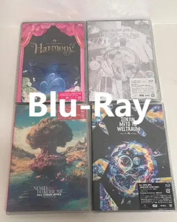 Mrs. GREEN APPLE 일반ver Blu-Ray 4작품