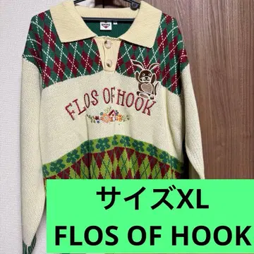 FLOS OF HOOK 니트 스웨터 사이즈 XL