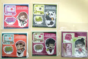 주술회전 아크릴 스탠드 5개 세트 마키 팬더 이타도리 쿠기미야