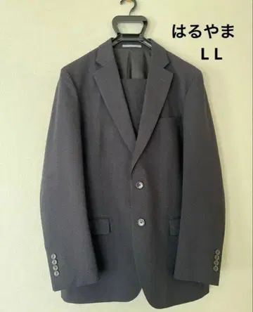 남성용 수트 비즈니스 정장 LL 차콜 그레이