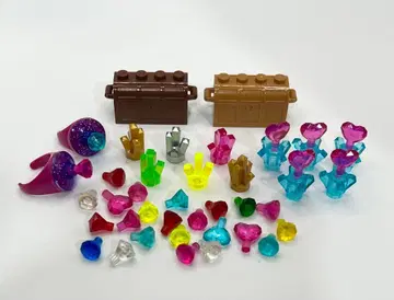 [정품] LEGO 레고 보석 보물 상자 금 열쇠 지폐 황금