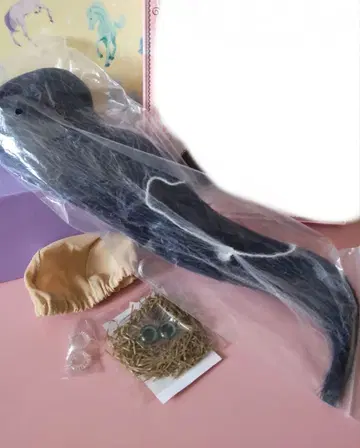 인형 가발 커스텀 8인치 ~ 9인치 히메컷 롱 헤어