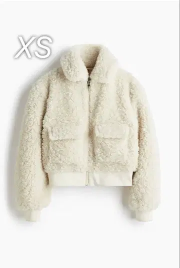 [ 새상품 ] H&M 플러피 자켓 XS
