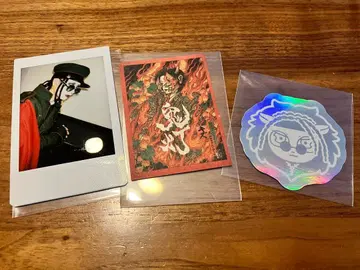 흠집 라이무 씨 폴라로이드 스티커 2매 3종 세트