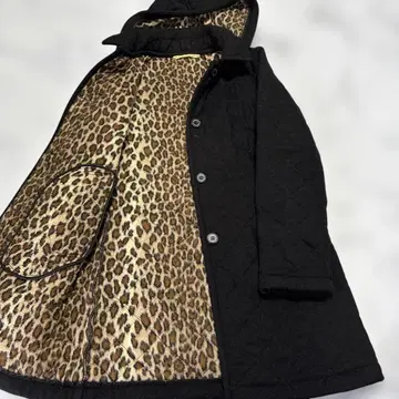 인기 트래디셔널 웨더웨어 롱 퀼팅 자켓 블랙 S