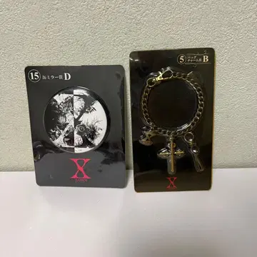 X JAPAN 제일복권 캔 거울 백참