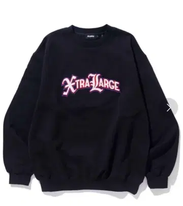 XLARGE 블랙 자수 트레이닝복