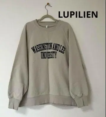 새상품급*LUPILIEN 루필리안 로고 맨투맨 베이지 계열