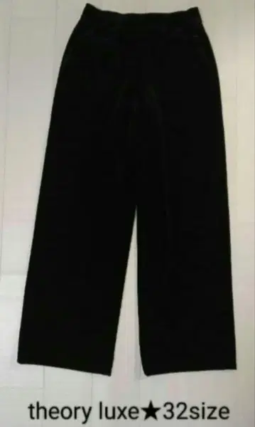 [ 인기 ] theory luxe 블랙 와이드 팬츠 32 사이즈