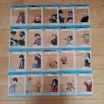 나츠코미 혜택 애니메이션 캐릭터 프레임 세트 20매