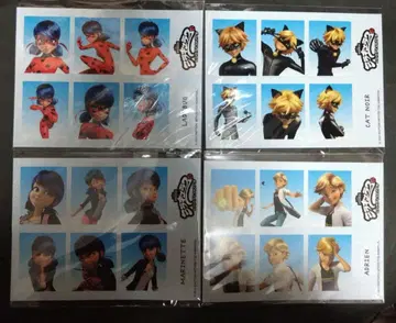 미라큘러스 증명사진풍 스티커 4장 세트