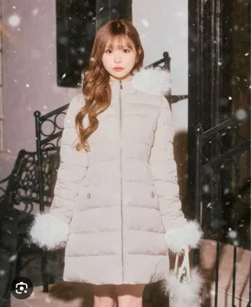 미셸 마카롱 미쿠비레 페이크 다운 자켓