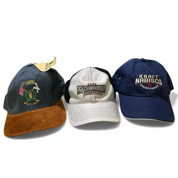 [ 미사용 ] 골프 캡 3개 세트