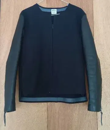 sunsea 멜톤 울 가죽 자켓