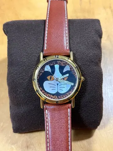 피에르 라니에 손목시계 모자이크 고양이 동물 네코