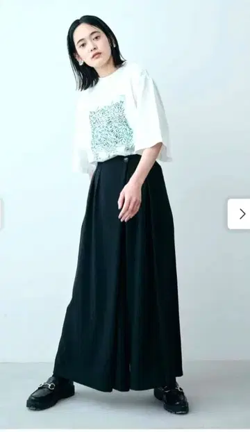 펠리시모 메데쥬큐 9 하카마 팬츠 와이드 팬츠