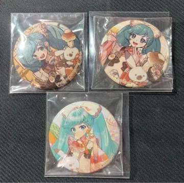 하츠네 미쿠 유키 미쿠 2024 캔뱃지