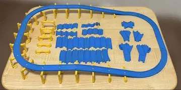 캡슐 프라레일 입체 옛날 레일 세트