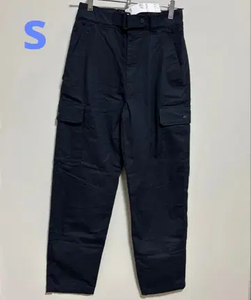 네이비 카고 팬츠 코튼 소재 남성용 S